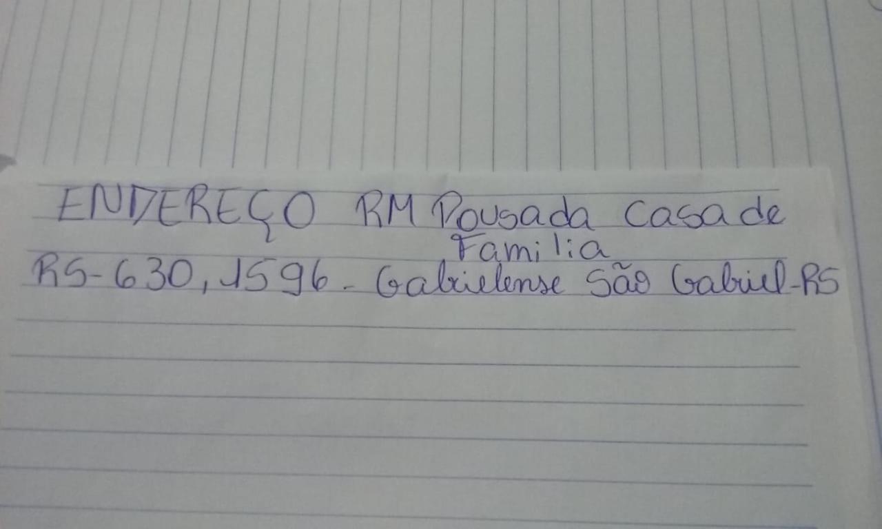 Rm Pousada Casa De Familia São Gabriel Екстериор снимка
